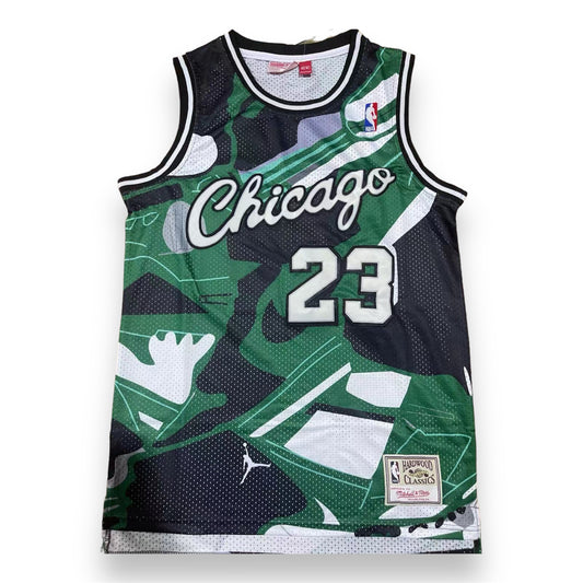 Chicago Bulls, Michael Jordan, Green Rookie Hardwood Classic Special