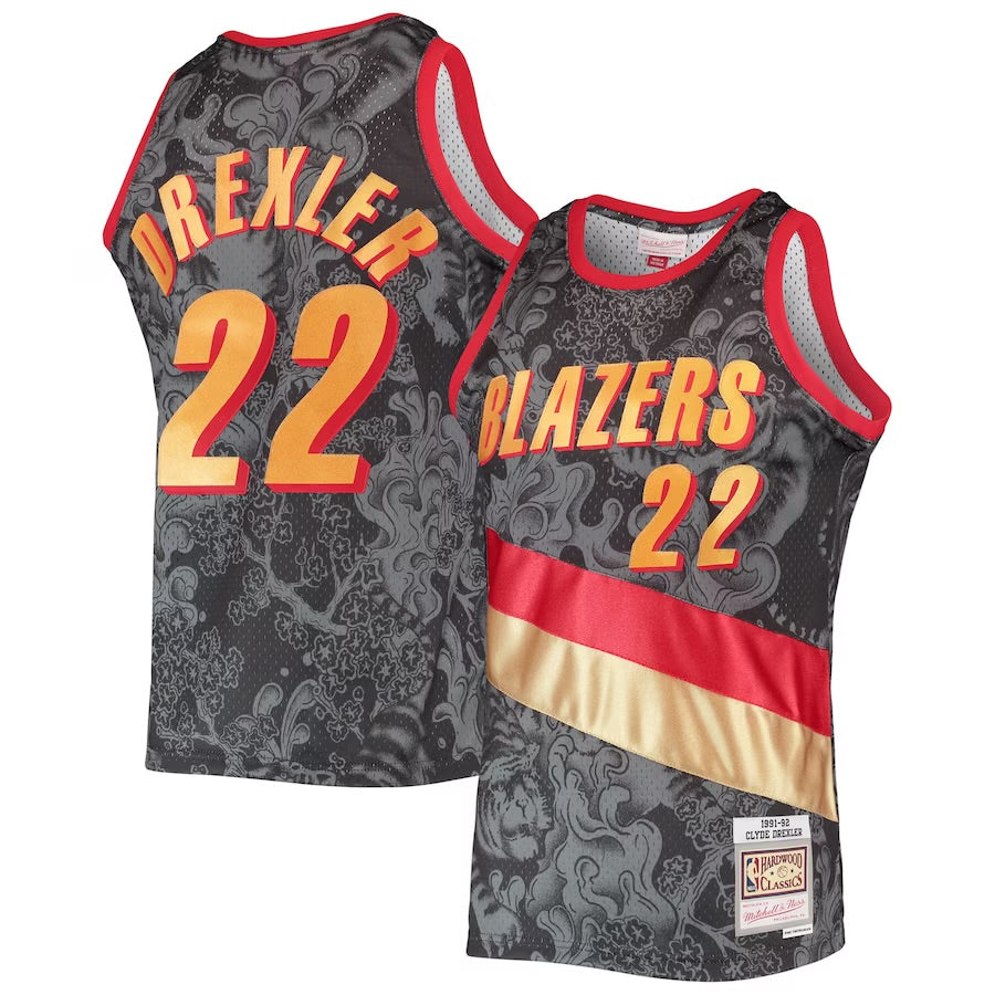 Portland Trail Blazers Clyde Drexler Lunar New Year Classic 91/92