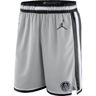 San Antonio Spurs Grey Statement Shorts