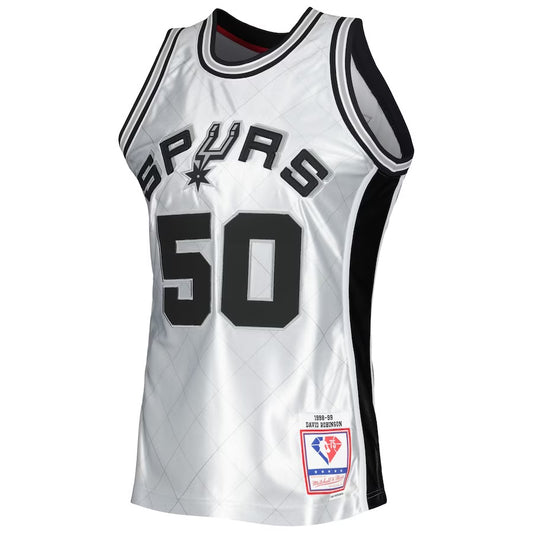 San Antonio Spurs David Robinson Platinum 75th Anniversary 98/99