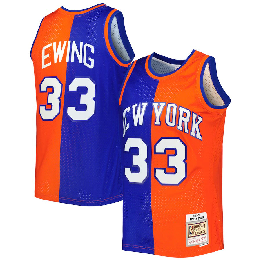 New York Knicks Patrick Ewing Split Classic 91/92