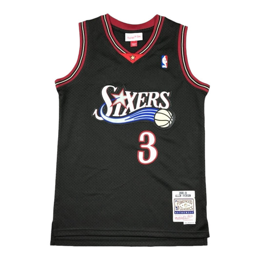 Philadelphia 76ers Allen Iverson Black Classic 2000-01