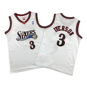 Philadelphia 76ers Allen Iverson White Classic 2000-01