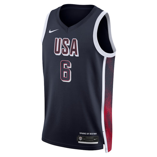 USA Basketball Navy Team Jersey 2024