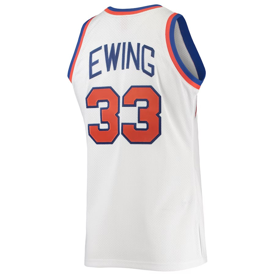 New York Knicks Patrick Ewing White Classic 1985