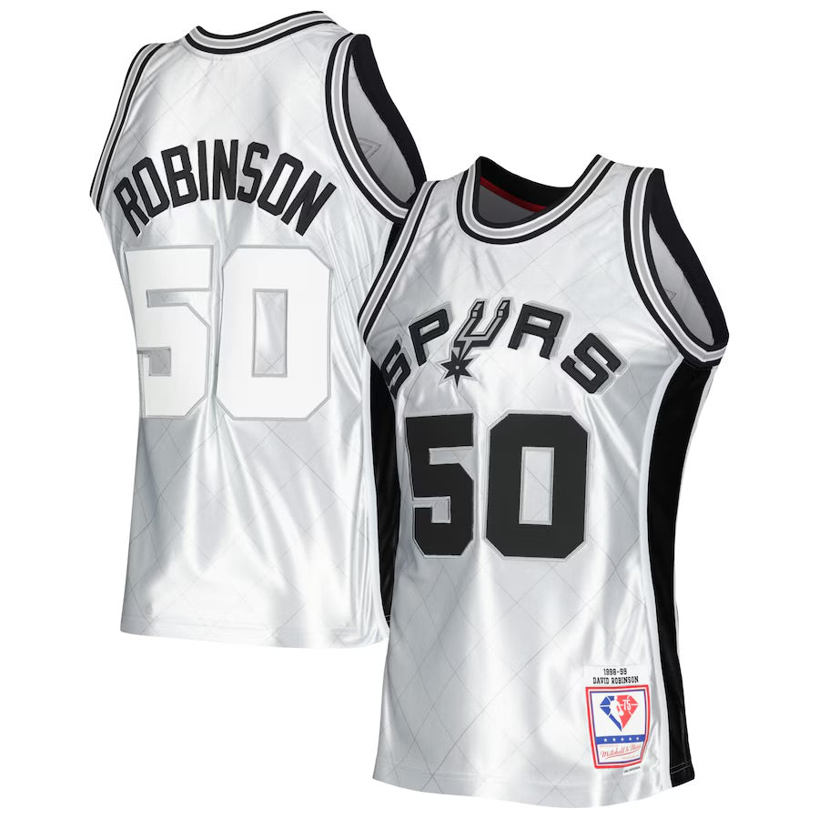 San Antonio Spurs David Robinson Platinum 75th Anniversary 98/99