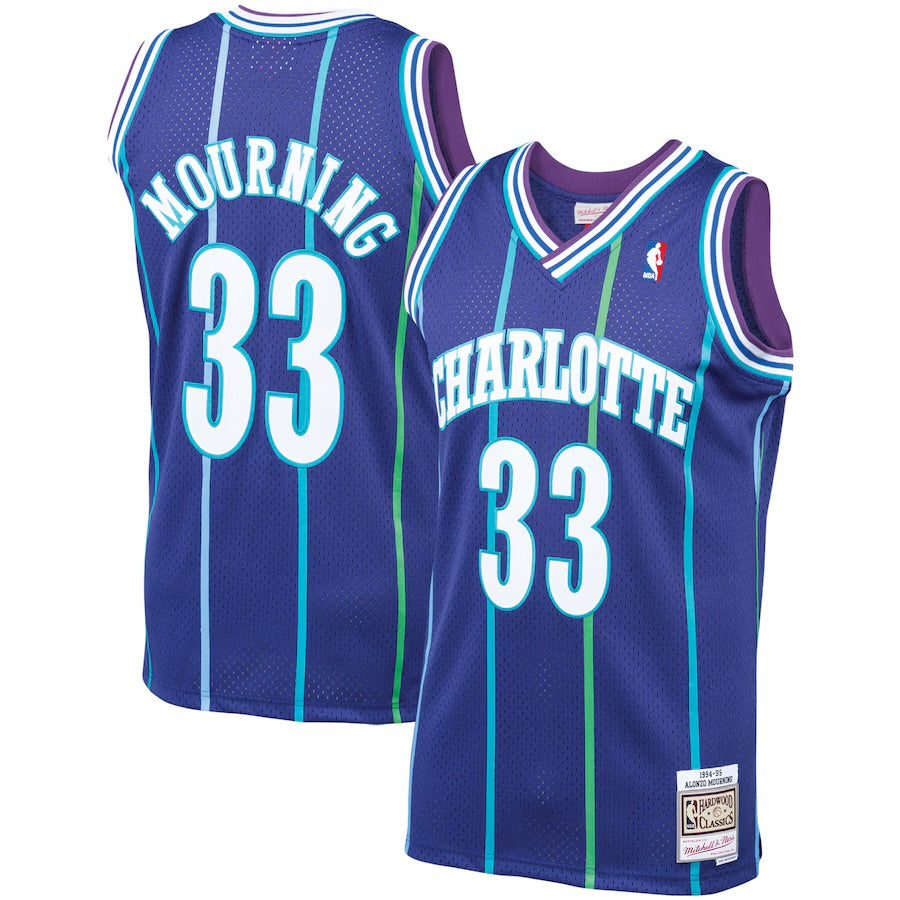 Charlotte Hornets Mourning Purple Classic 94/95