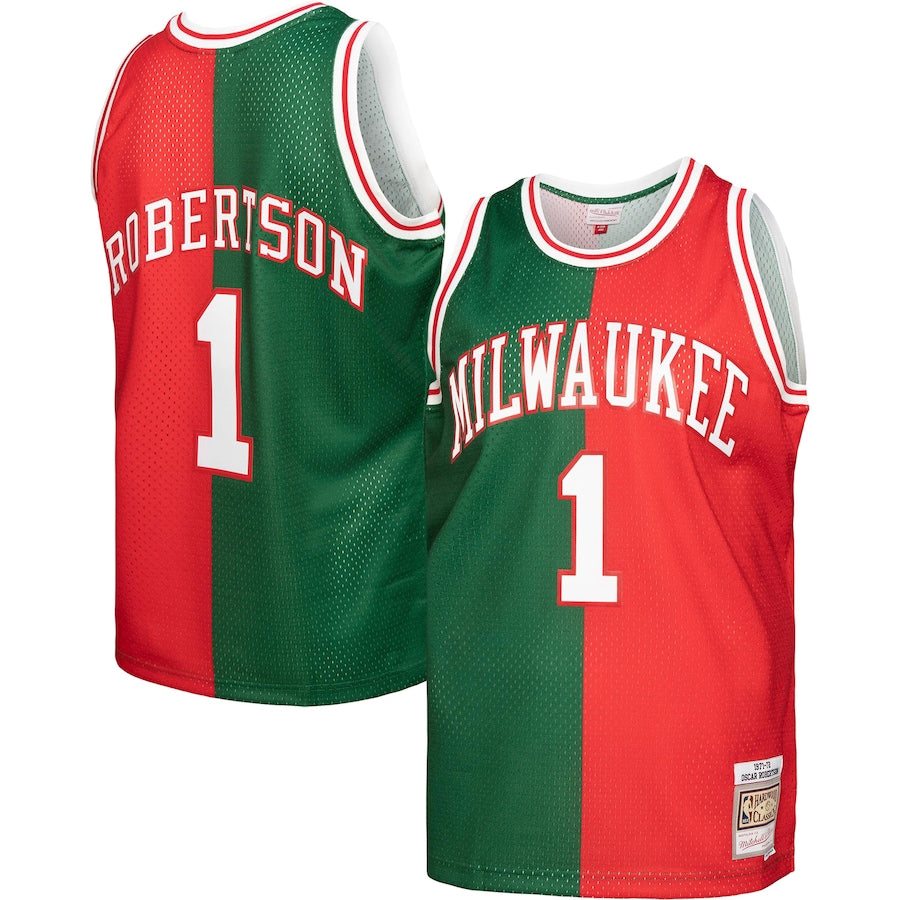 Milwaukee Bucks Oscar Robertson Split Classic 71/72