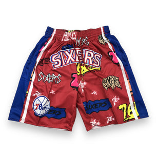 Philadelphia 76ers Graffiti Classic Shorts