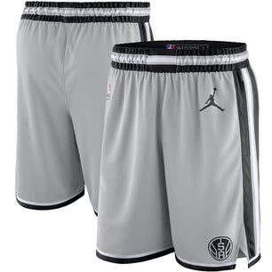 San Antonio Spurs Grey Statement Shorts