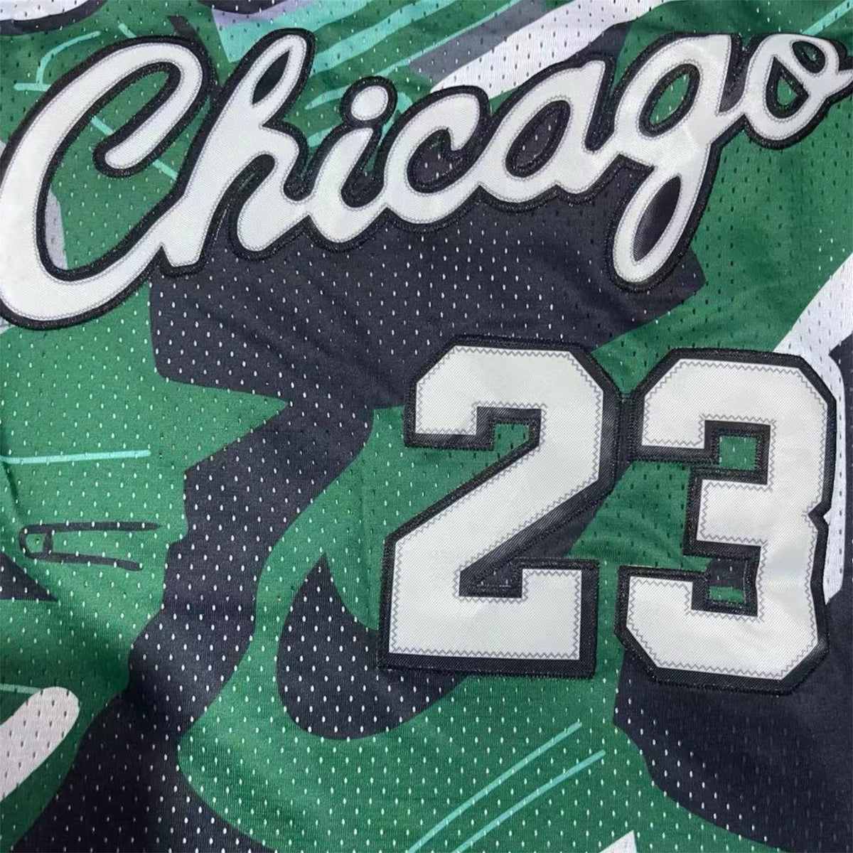 Chicago Bulls, Michael Jordan, Green Rookie Hardwood Classic Special