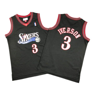 Philadelphia 76ers Allen Iverson Black Classic 2000-01