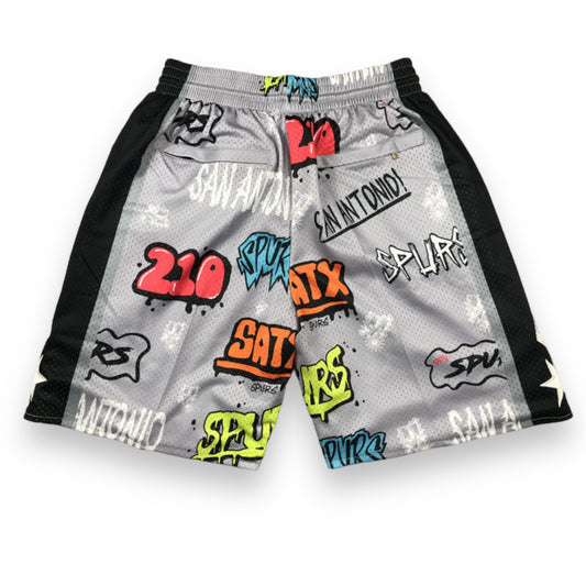 San Antonio Spurs Graffiti Classic Shorts