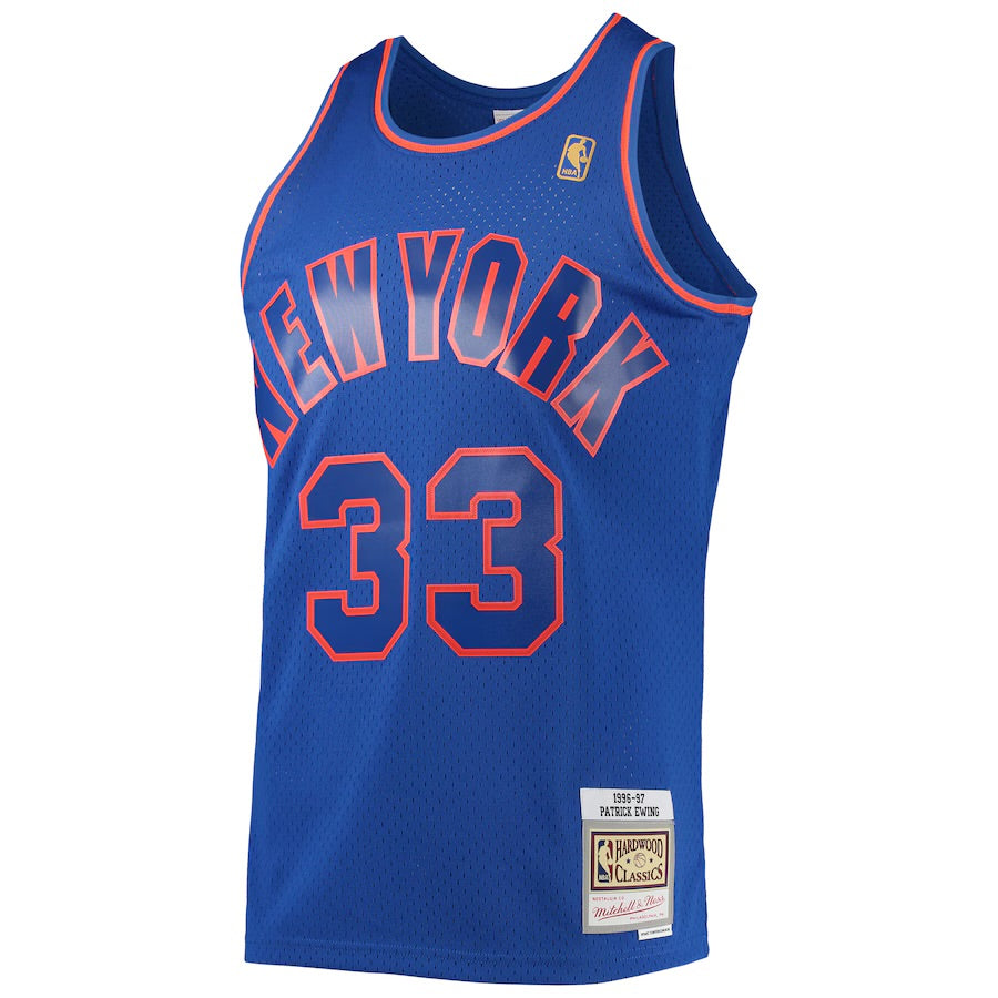 New York Knicks Patrick Ewing Blue Classic 96/97